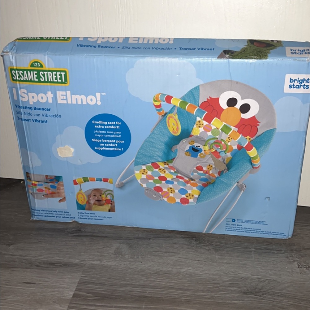 Sesame Street Elmo Vibrant Baby Bouncer